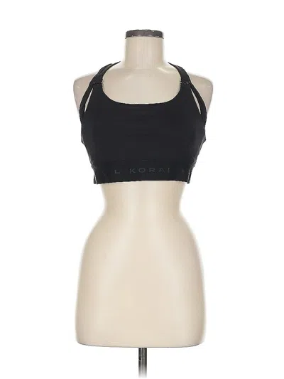 Pre-owned Koral Sports Bra In Black