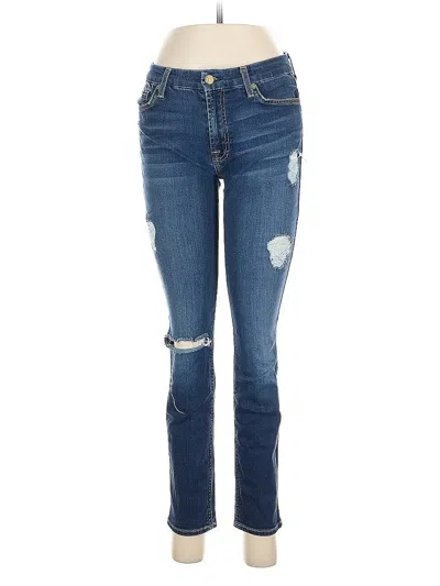 Pre-owned 7 For All Mankind Jeans In Blue