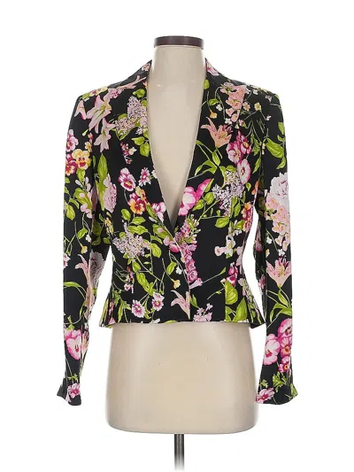 Pre-owned Carlisle Silk Blazer Jacket In Black