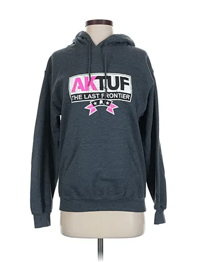 Pre-owned Gildan Sweatshirt In Gray