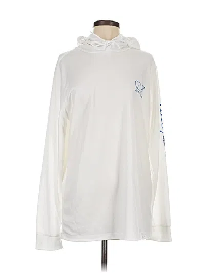 Pre-owned Vineyard Vines Performance Long Sleeve T-shirt In White