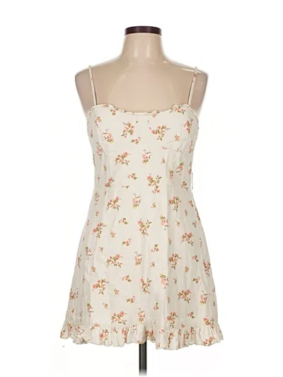 Pre-owned Mahina Casual Dress In White