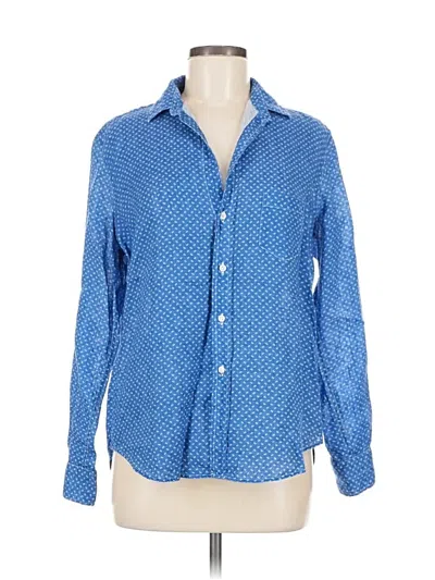 Pre-owned Frank & Eileen Long Sleeve Button Down Shirt In Blue
