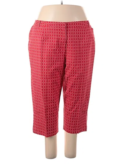 Pre-owned Talbots Casual Pants In Red