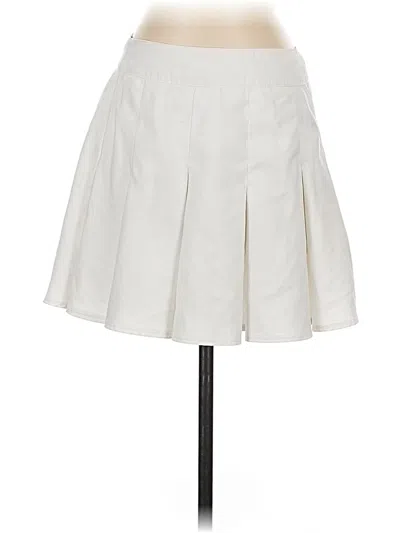 Pre-owned Reebok Formal Skirt In White