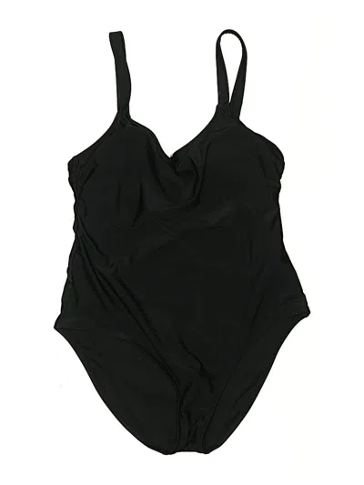 Pre-owned Hurley One Piece Swimsuit In Black