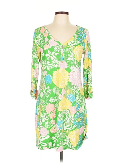 Pre-owned Lilly Pulitzer Casual Dress In Green