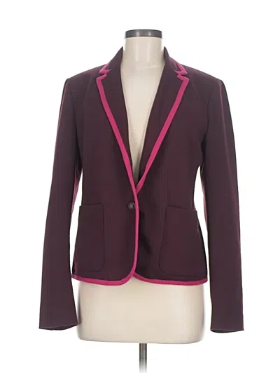 Pre-owned Gap Blazer Jacket In Burgundy