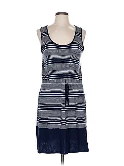 Pre-owned Olive & Oak Casual Dress In Blue