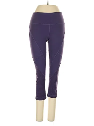 Pre-owned Lululemon Athletica Active Pants In Purple