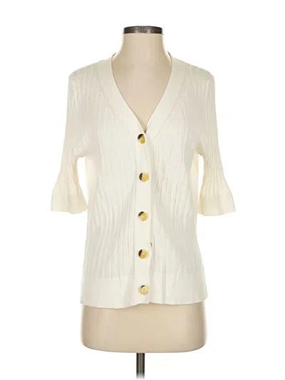 Pre-owned Gerard Darel Cardigan Sweater In White
