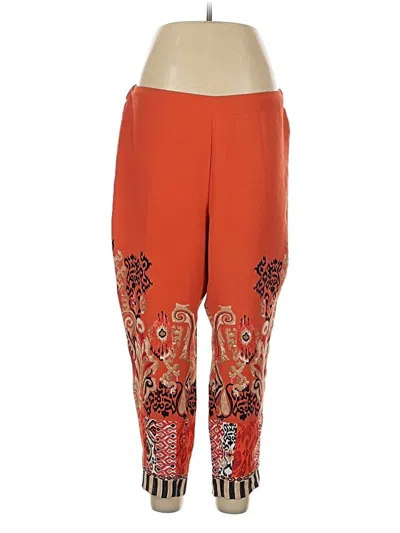 Pre-owned Chico's Active Pants In Orange