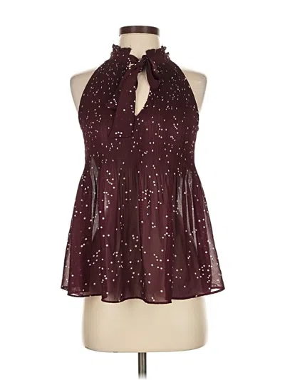 Pre-owned Free Press Cocktail Dress In Burgundy