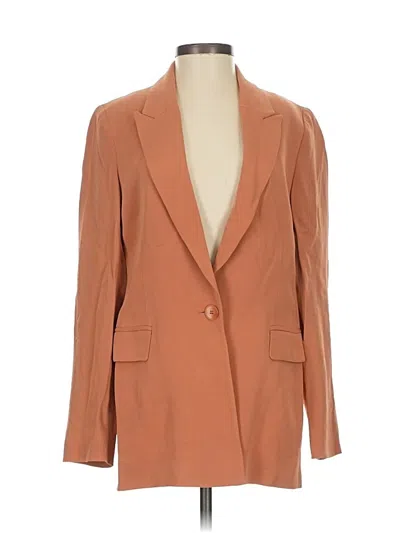 Pre-owned Reiss Blazer Jacket In Brown