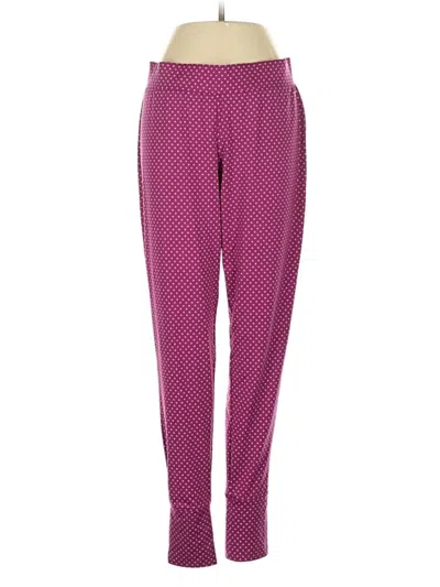 Pre-owned Lands' End Track Pants In Pink