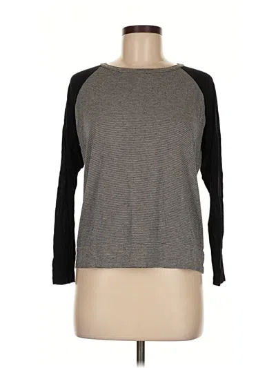 Pre-owned Lna 3/4 Sleeve T-shirt In Gray