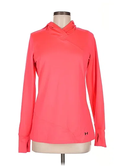 Pre-owned Under Armour Pullover Hoodie In Pink