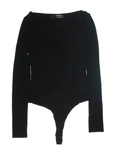 Pre-owned Sophie Rue Bodysuit In Black