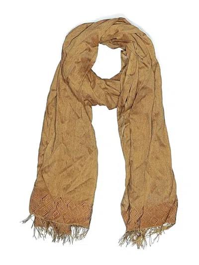 Pre-owned Unbranded Scarf In Brown