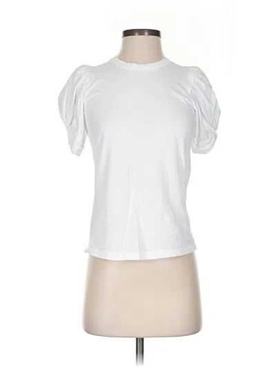 Pre-owned A.l.c Short Sleeve T-shirt In White