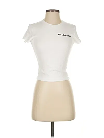 Pre-owned Uniqlo Short Sleeve T-shirt In White