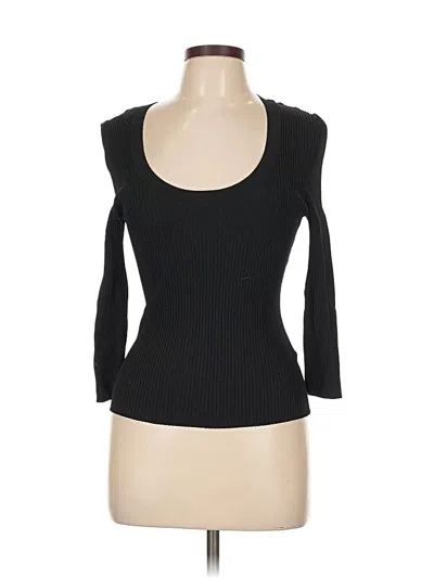 Pre-owned A.l.c 3/4 Sleeve T-shirt In Black