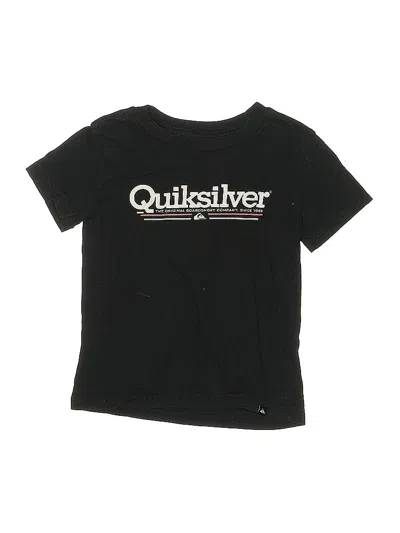 Pre-owned Quiksilver Kids' Short Sleeve T-shirt In Black