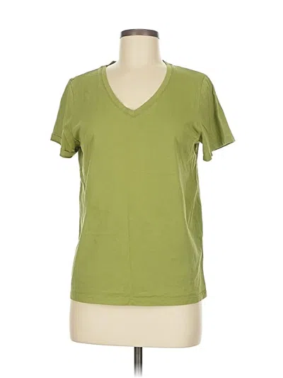 Pre-owned Uniqlo Short Sleeve T-shirt In Green