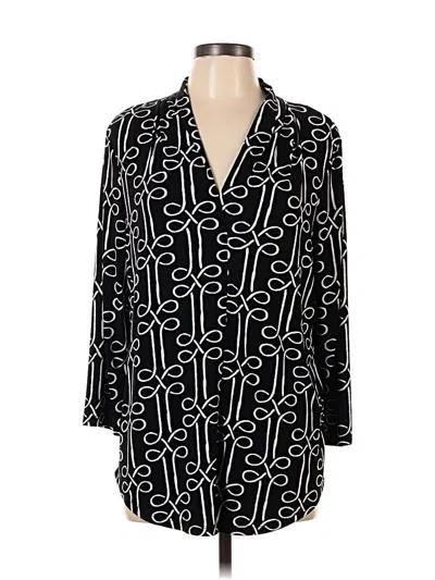 Pre-owned Charter Club Cardigan Sweater In Black