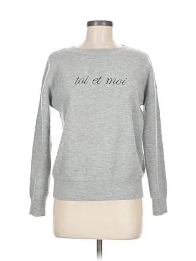 Pre-owned Lovers & Friends Sweatshirt In Silver