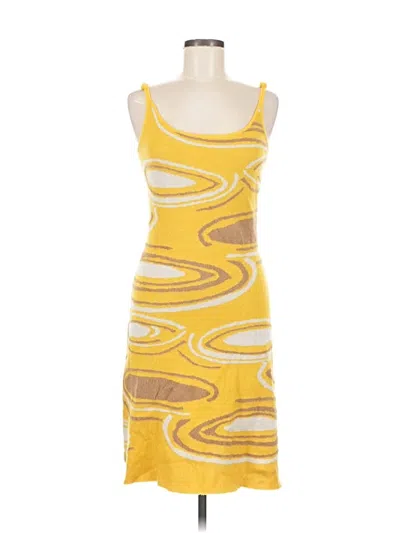 Pre-owned Love + Harmony Casual Dress In Yellow