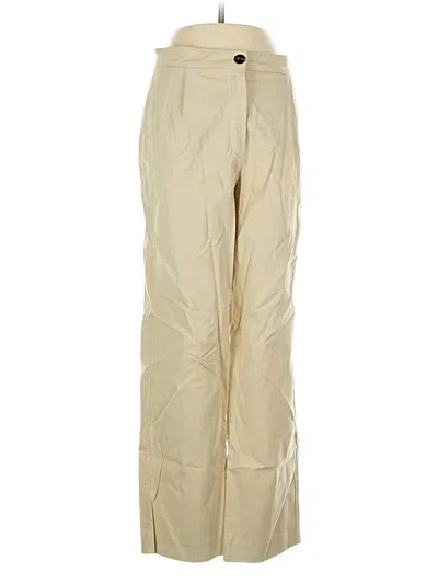 Pre-owned Massimo Dutti Khaki Pant In Brown