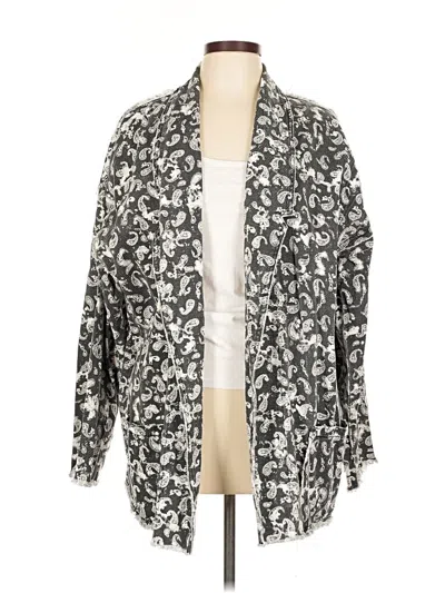 Pre-owned Pol Coat In Gray