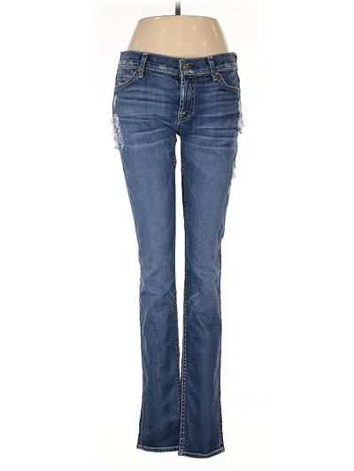 Pre-owned 7 For All Mankind Jeans In Blue