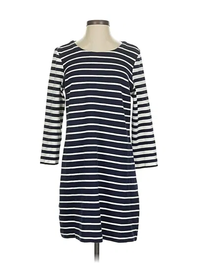 Pre-owned J.crew Factory Store Casual Dress In Blue