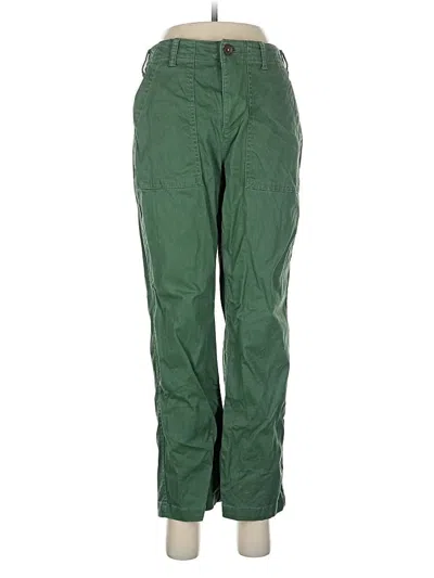 Pre-owned Lands' End Casual Pants In Green
