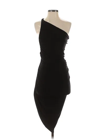 Pre-owned Norma Kamali Cocktail Dress In Black