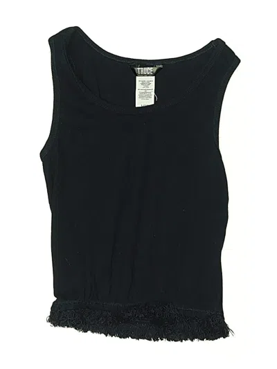 Pre-owned Truce Kids' Sleeveless T-shirt In Black