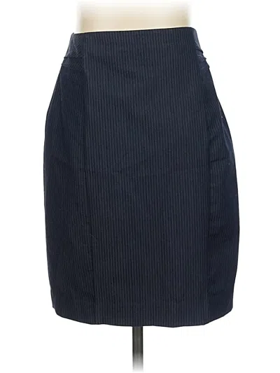 Pre-owned Express Formal Skirt In Blue