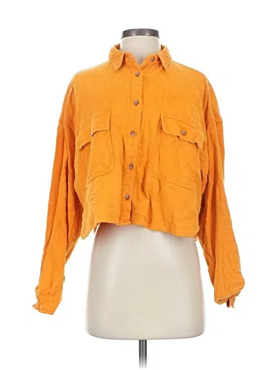 Pre-owned Bdg 3/4 Sleeve Blouse In Orange