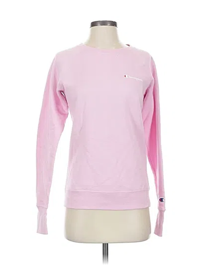 Pre-owned Champion Sweatshirt In Pink