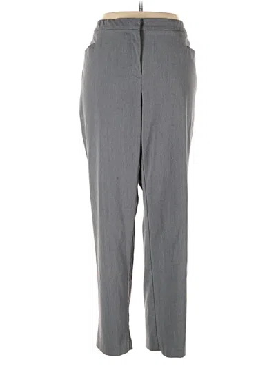 Pre-owned Alfani Dress Pants In Gray