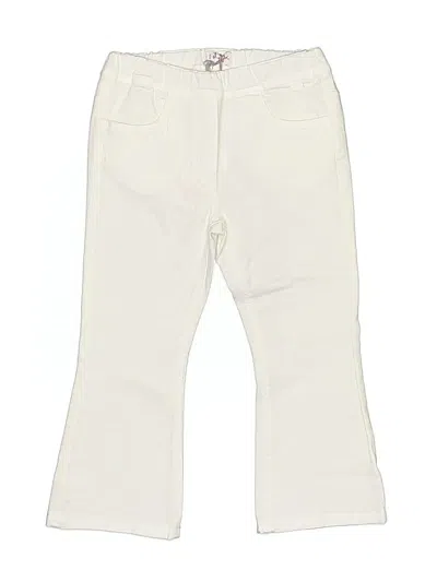 Pre-owned Il Gufo Kids' Khaki Pant In White