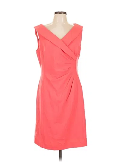 Pre-owned Tahari By Asl Cocktail Dress In Orange