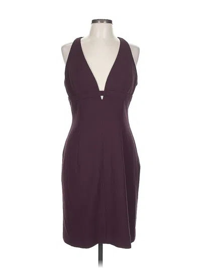 Pre-owned Tahari Cocktail Dress In Burgundy