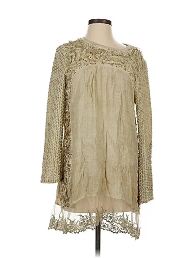 Pre-owned Multiples Casual Dress In Brown