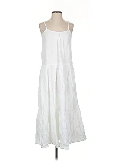 Pre-owned Magaschoni Casual Dress In White