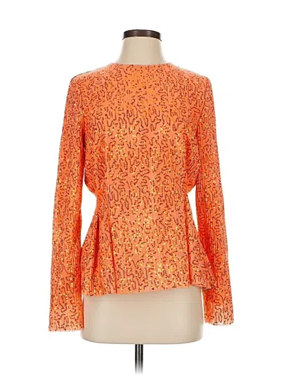 Pre-owned Stine Goya Long Sleeve Blouse In Orange