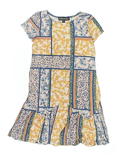 Pre-owned Trixxi Girl Kids' Dress In Yellow