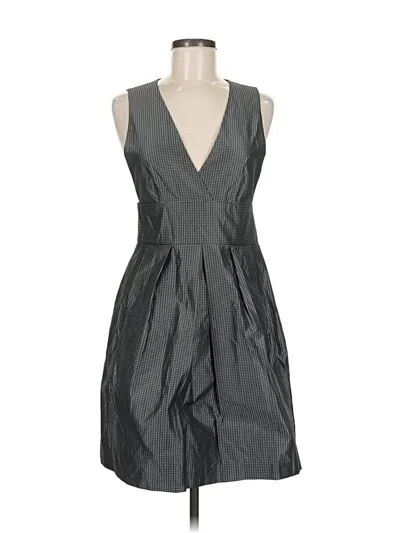 Pre-owned Theory Cocktail Dress In Gray